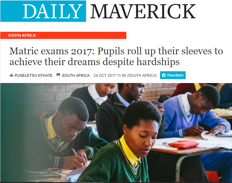 Daily Maverick portrays Siyandisa Scholarship recipients overcoming hardships 